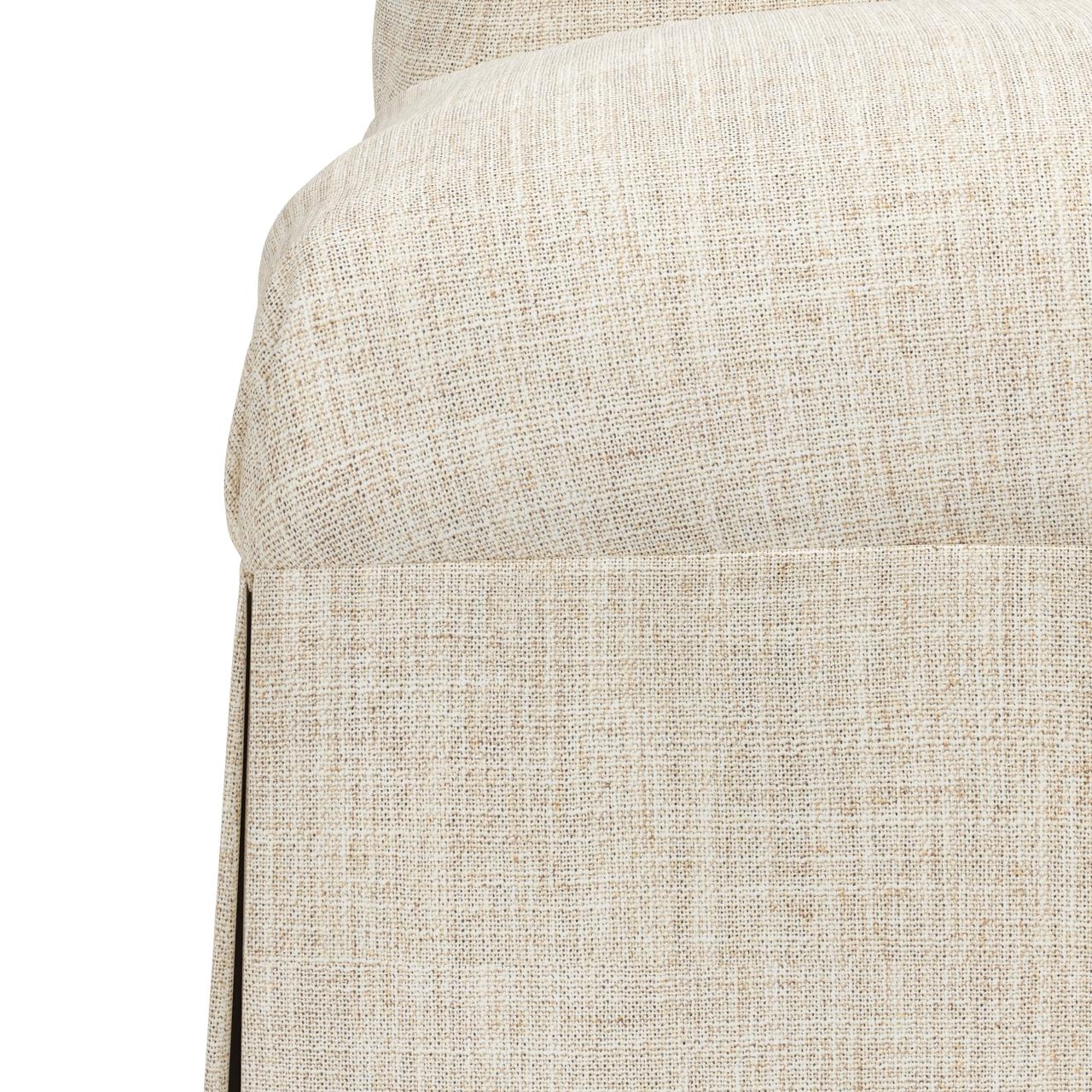Magnolia Slipcover Dining Chair, Talc - Image 4