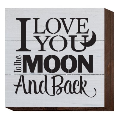 'I Love You To The Moon And Back'  - Image 0
