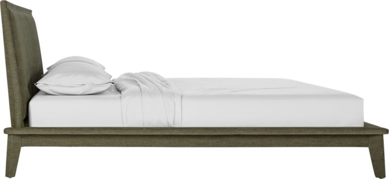 Atria Upholstered Nailhead King Bed Grey - Image 7