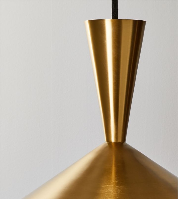 Exposior Brass Pendent Light Model 2027 - Image 2