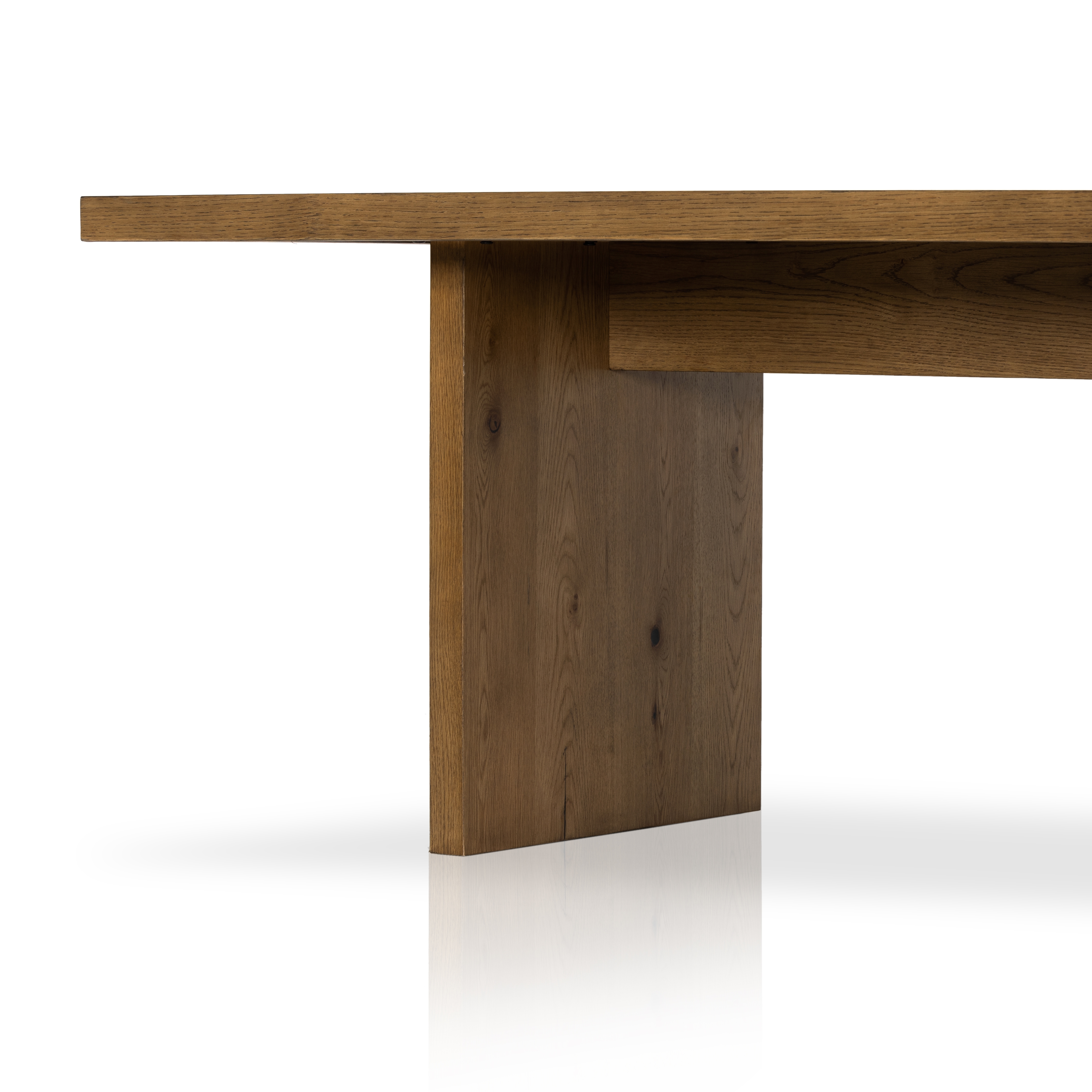 Eaton Dining Table-Amber Oak Resin - Image 10
