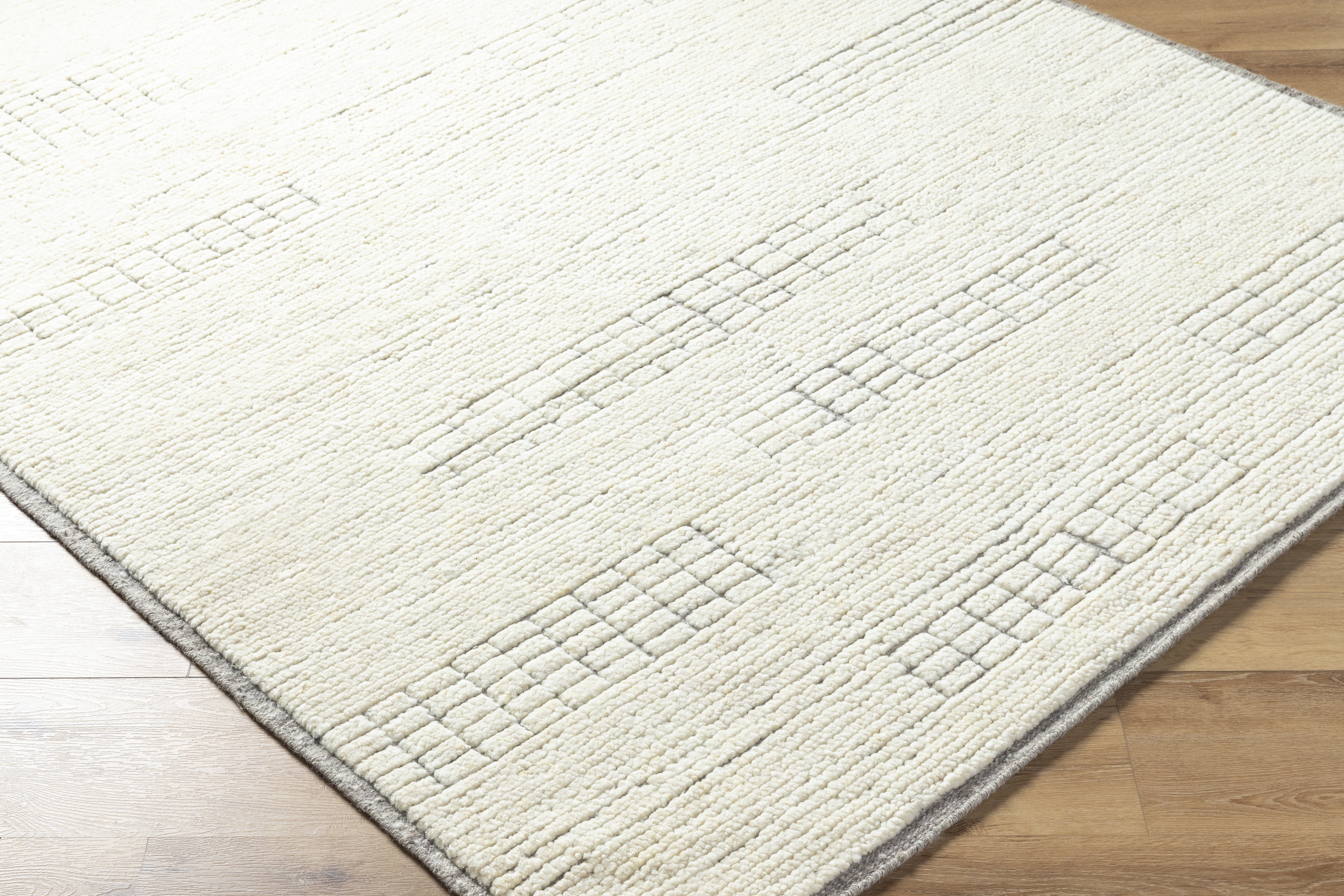 Davey Beige Indoor 8' x 10' Handmade Rug - Image 5