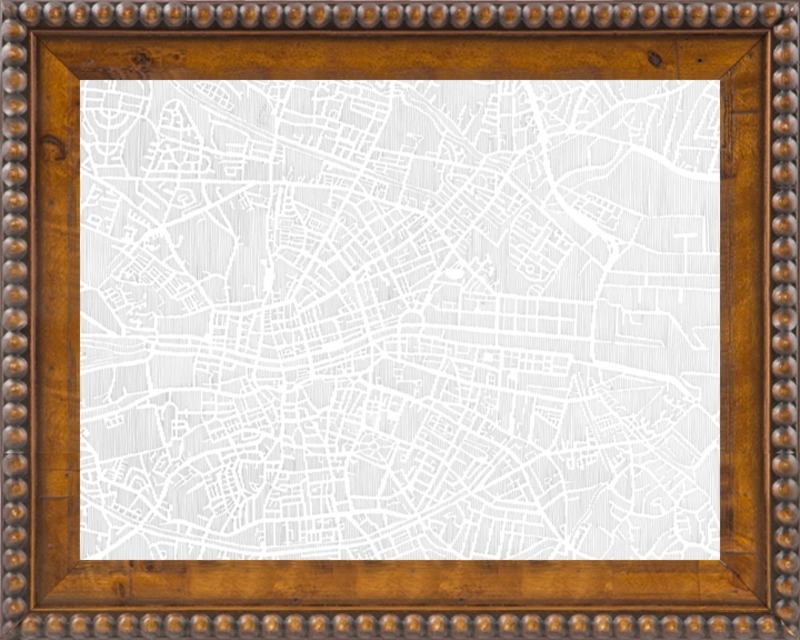 Dublin Ink Map by Karen O'Leary for Artfully Walls - Image 0