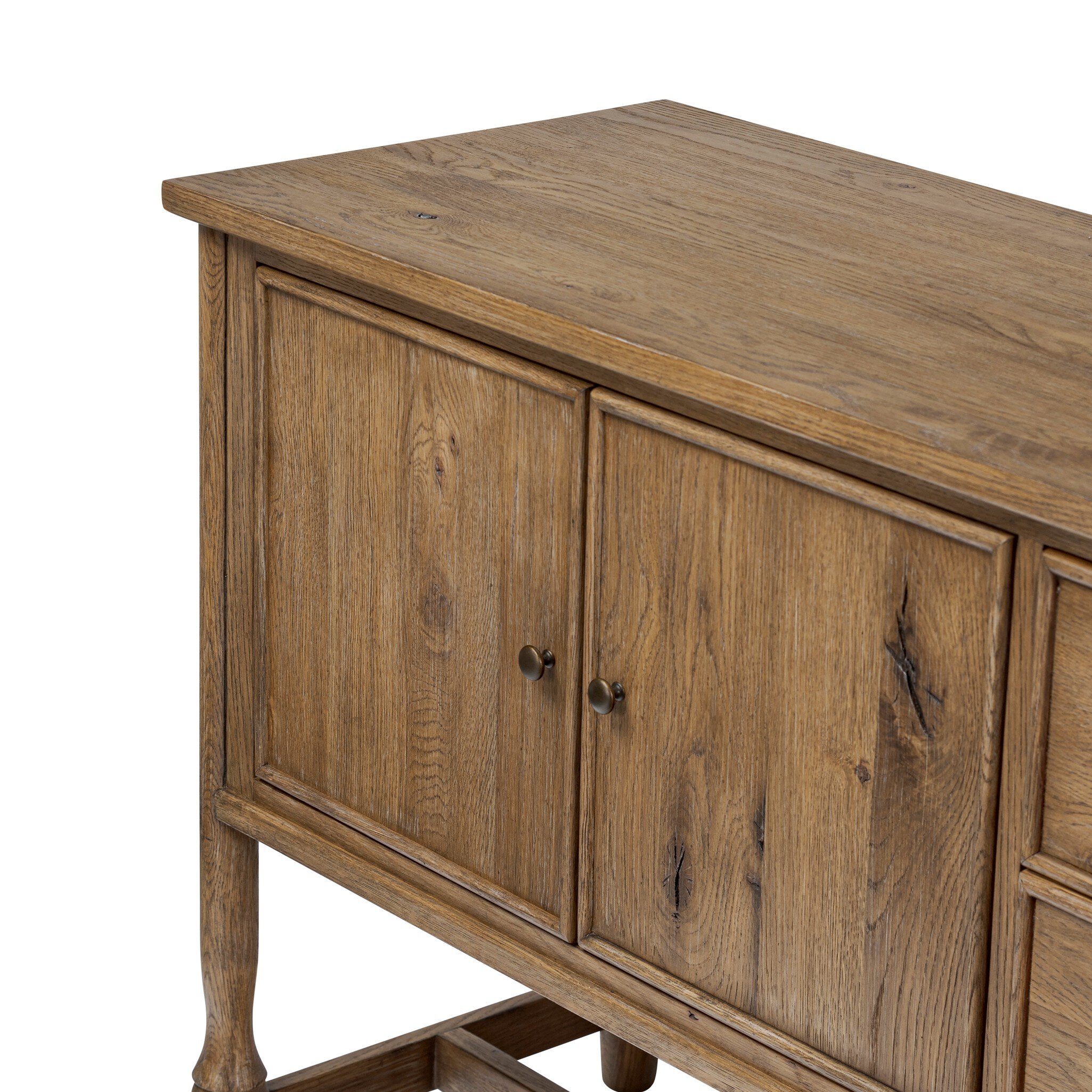 Bari Sideboard - Weathered Oak Veneer by Amber Lewis x Four Hands - Image 5