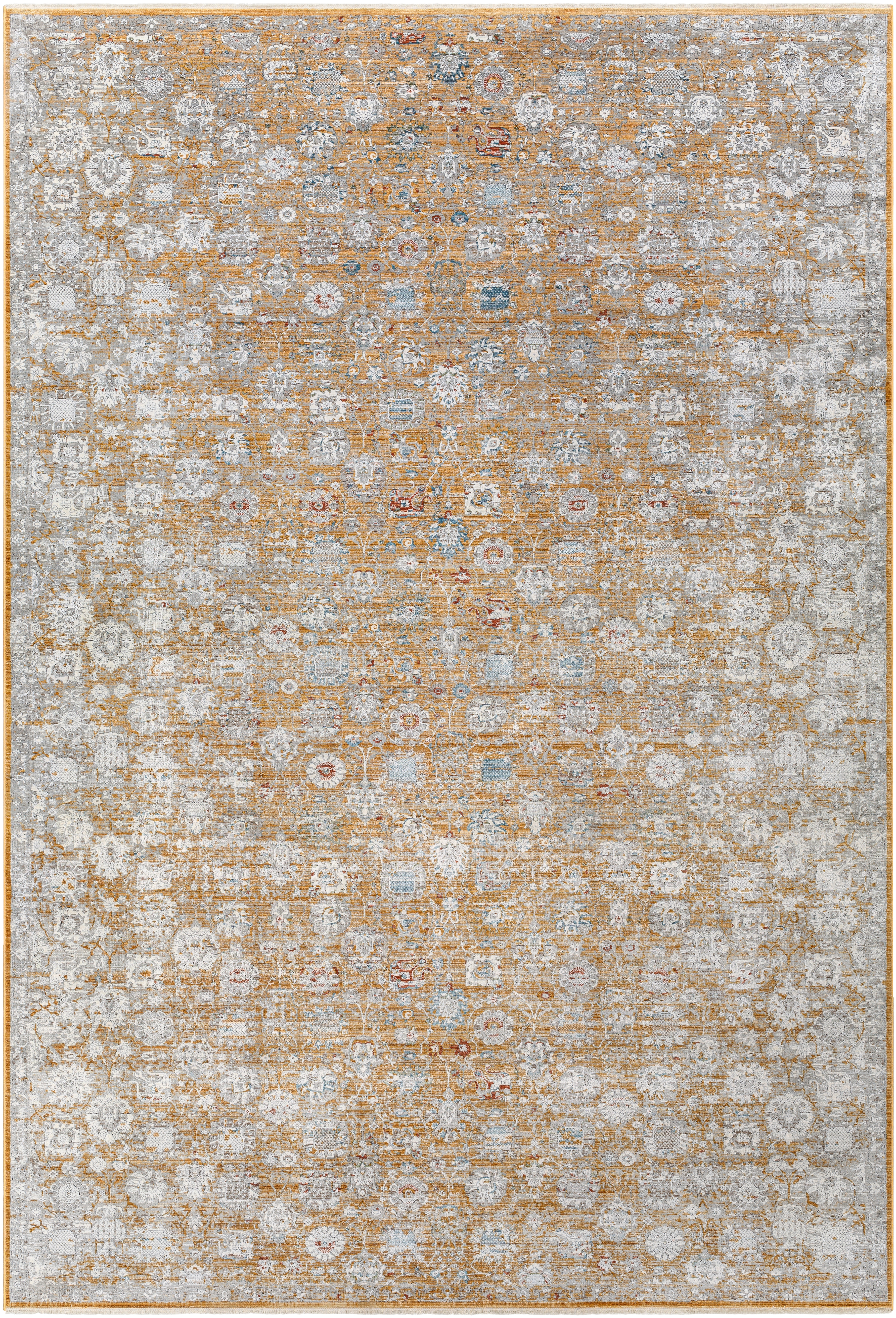 Isfahan Beige Indoor 9' x 12' Machine Woven Rug - Image 0