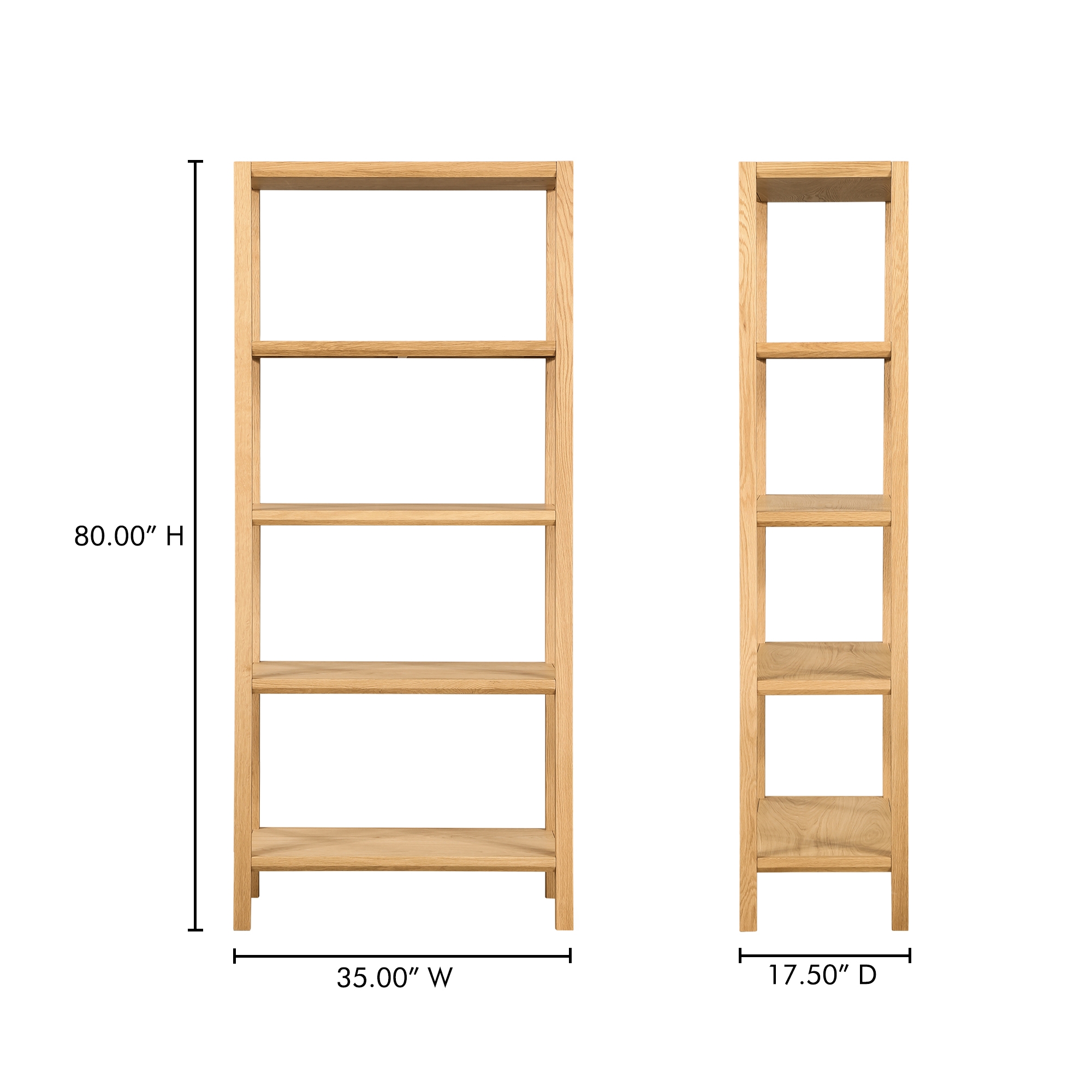 Nolan Bookcase Natural - Image 5