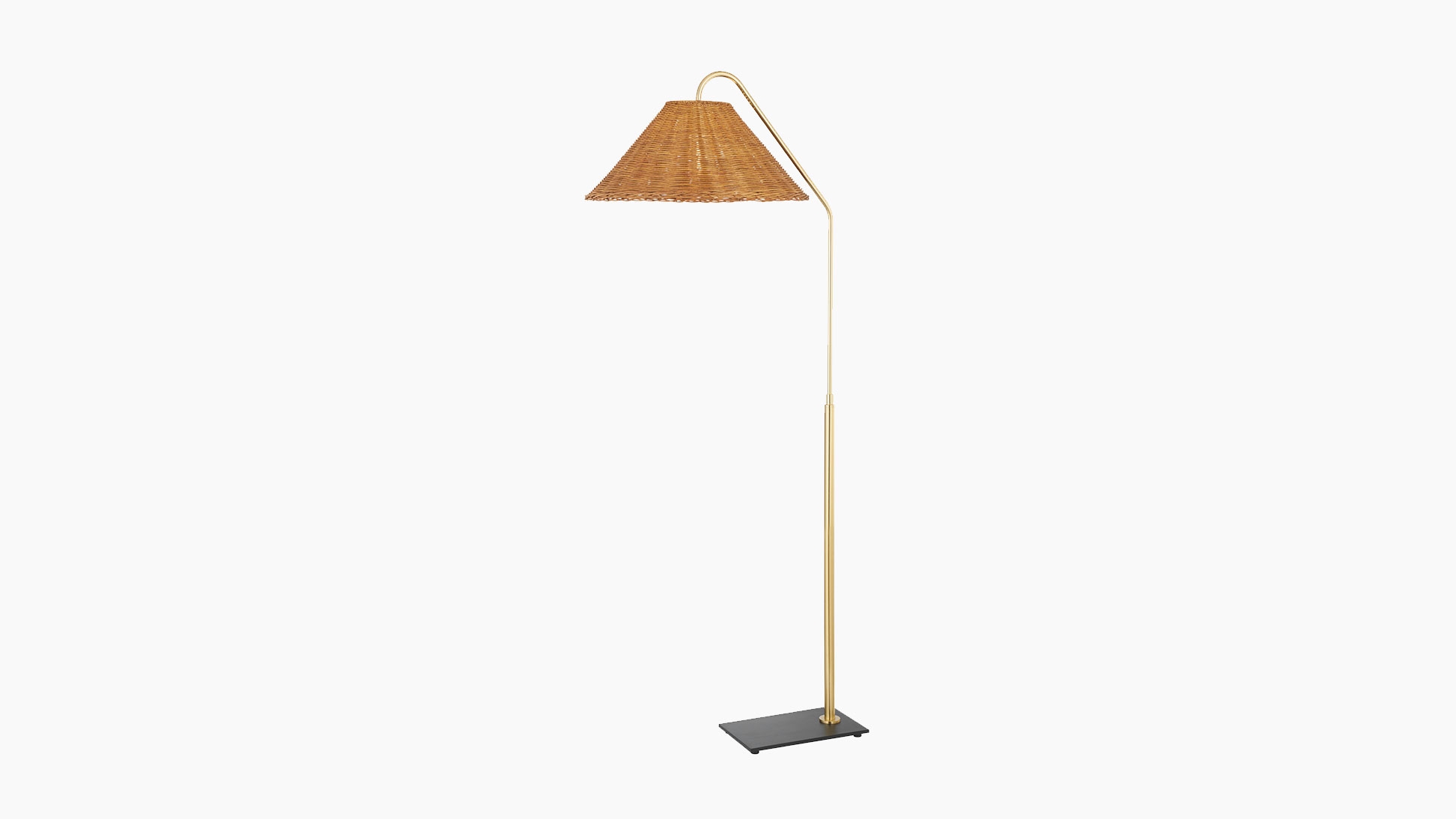Lauren Floor Lamp, Aged Brass - Image 0