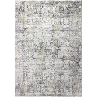 Yearby Abstract Gray Area Rug - Image 0