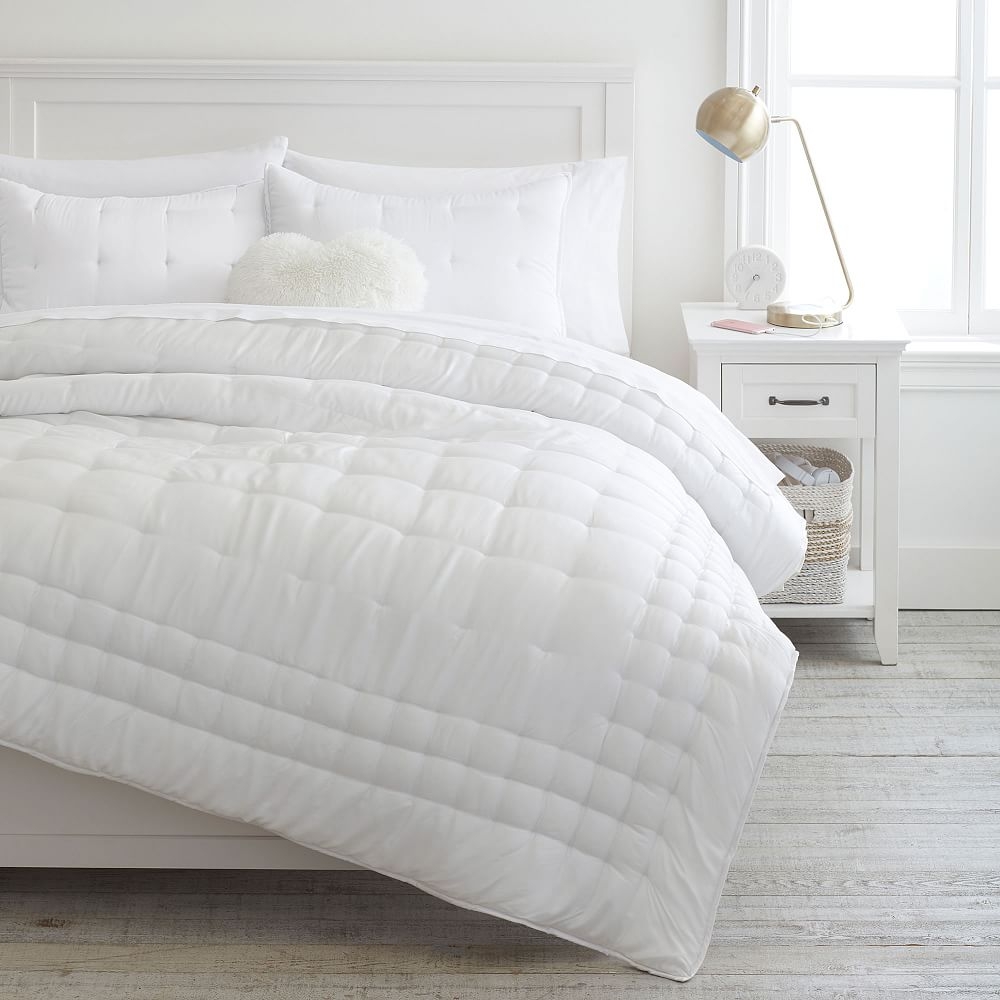 Cocoon Tencel Comforter & Sham, Full/Queen, White - Image 0