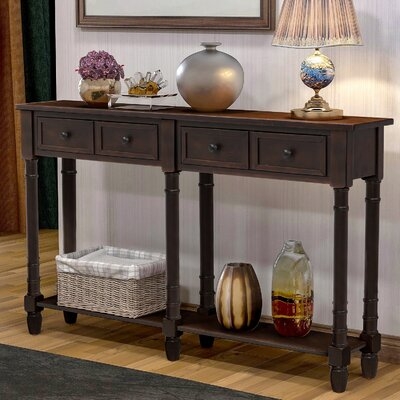 Krouse Console Table Sofa Table Easy Assembly - Image 0