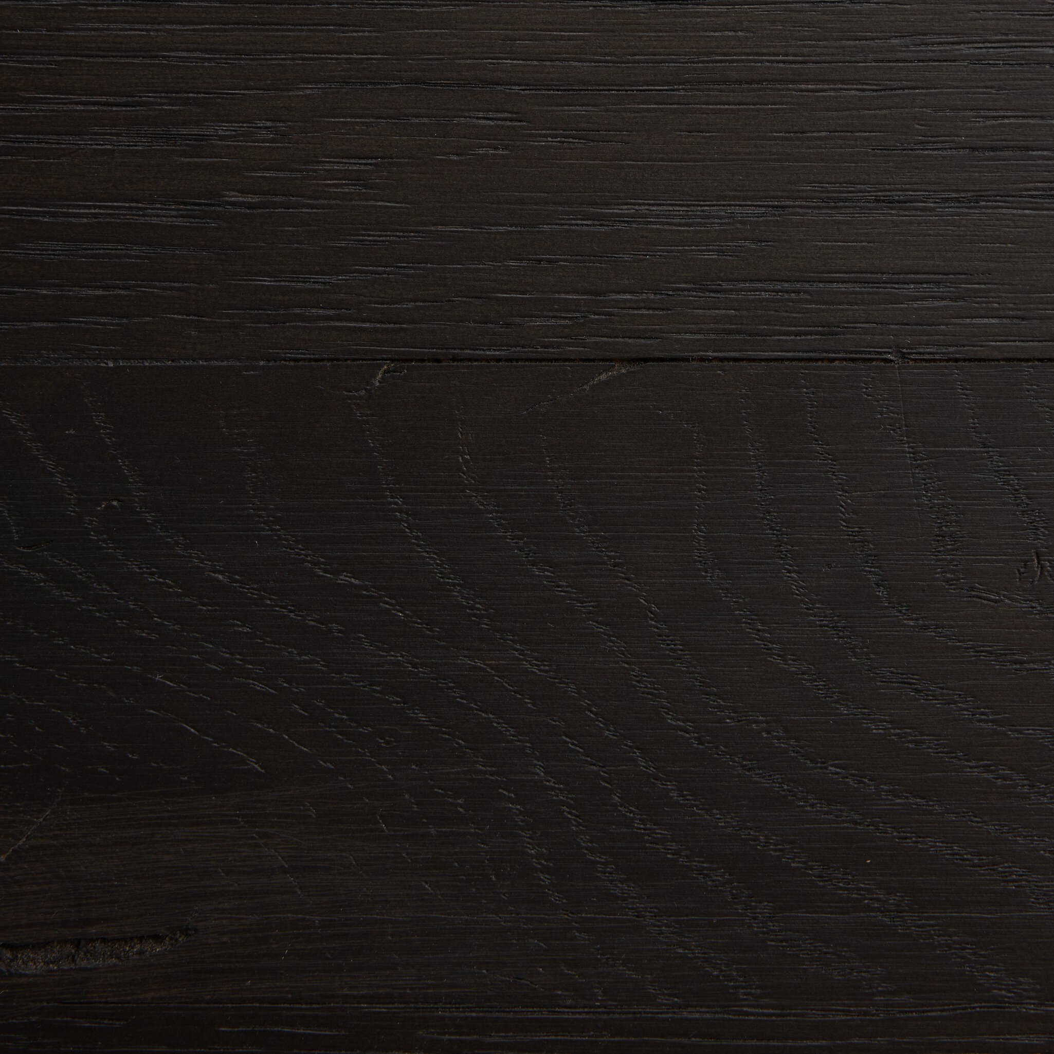 Posada L-Shaped Desk - Worn Black Oak Veneer - Image 3