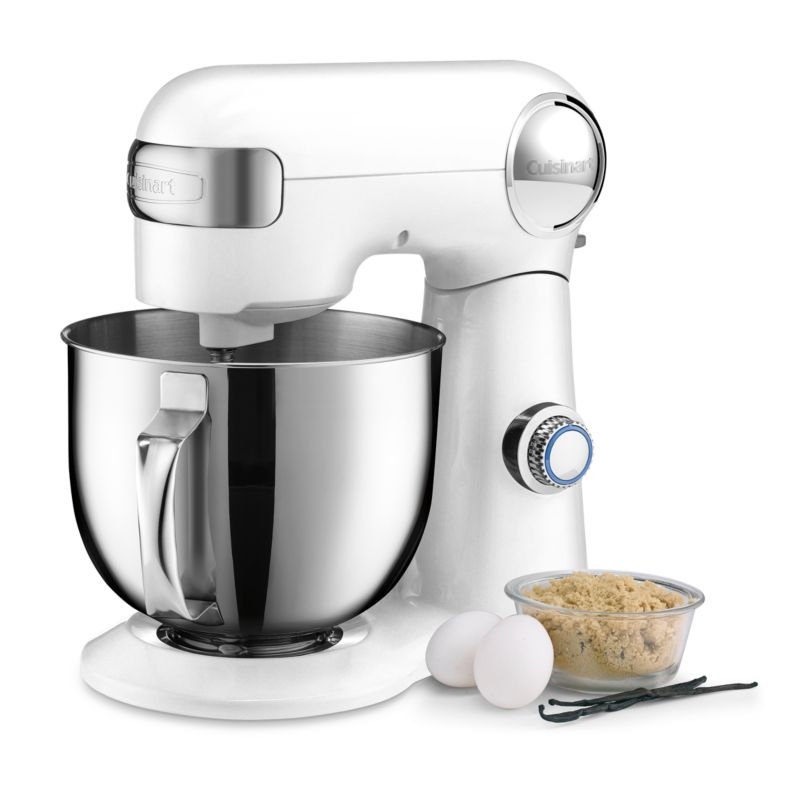 Cuisinart ® Precision Master ™ Linen White 5.5-Qt. Tilt-Head Stand Mixer - Image 1