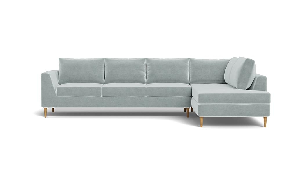 Asher 4-Seat Sectional with Right Bumper - Image 0