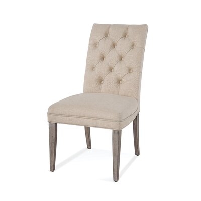 La Verne Upholstered Side Chair in Beige (Set of 2) - Image 0