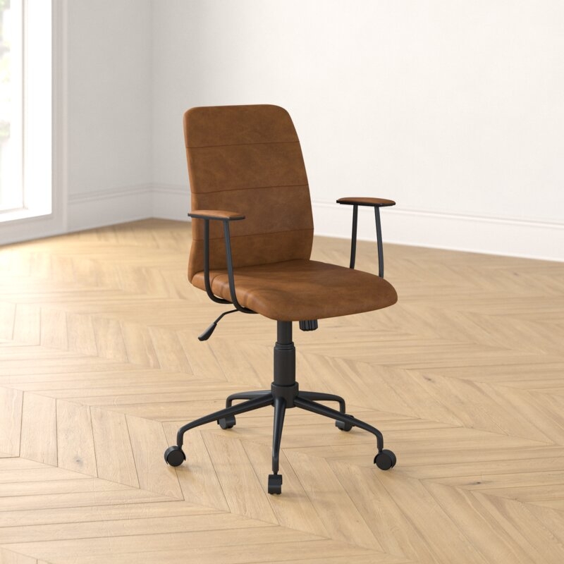Zion Task Chair, Brown - Image 6