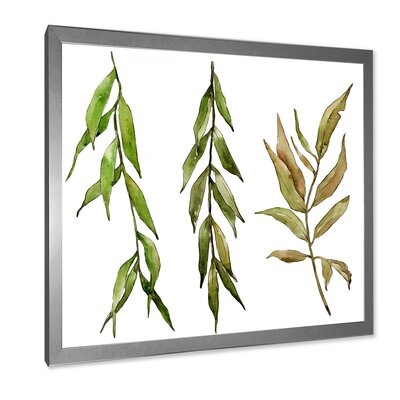 Three Willow Branches - Farmhouse Canvas Wall Art Print-FDP35384 - Image 0