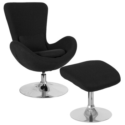 Maresca Guest Chair with Ottoman - Image 0