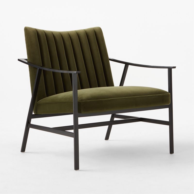 Blair Green Velvet Accent Chair by Paul McCobb - Image 2