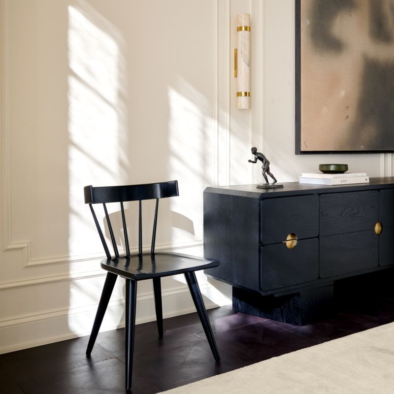 Essential Black Wood Dining Chair by Paul McCobb - Image 5