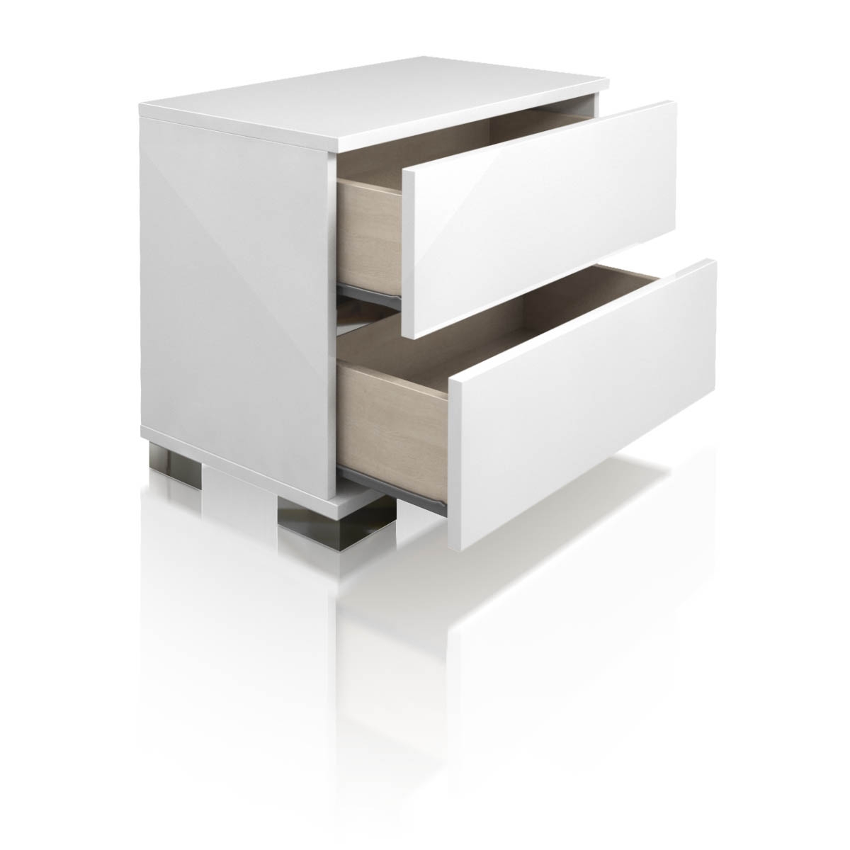 Icon 2-Drawer Nightstand - Image 1
