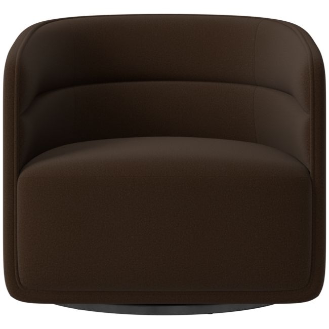 Sai Porto French Roast Swivel Chair - Image 0
