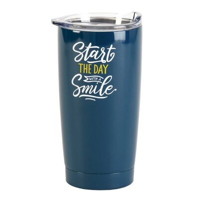 Tumbler Start The Day With A Ss Navy 20Oz - Image 0