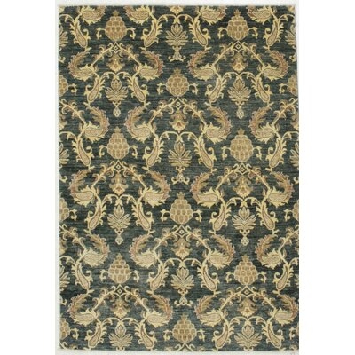 One-of-a-Kind Timothy Hand-Knotted Beige/Green 5'6" x 7'10" Wool Area Rug - Image 0