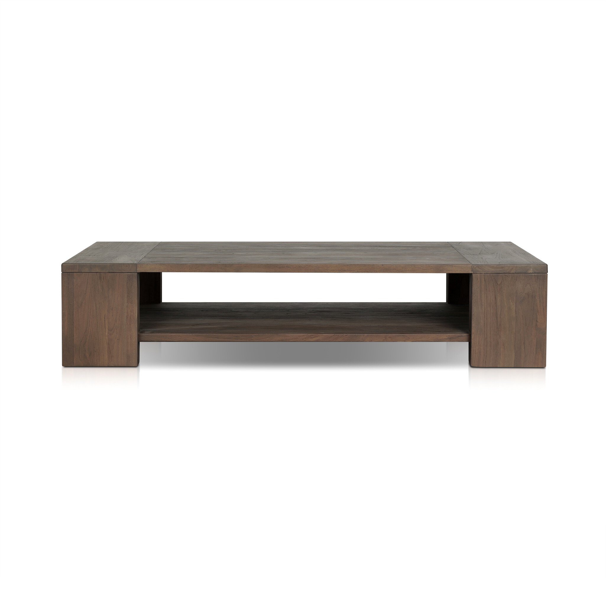 Roca Outdoor Coffee Table - Stained Heritage Brown-FSC - Image 0