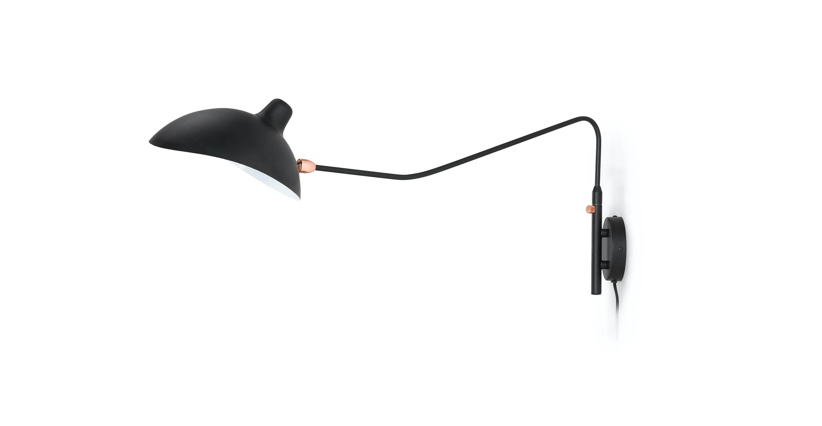 Leap Sconce Lamp, Black - Image 2