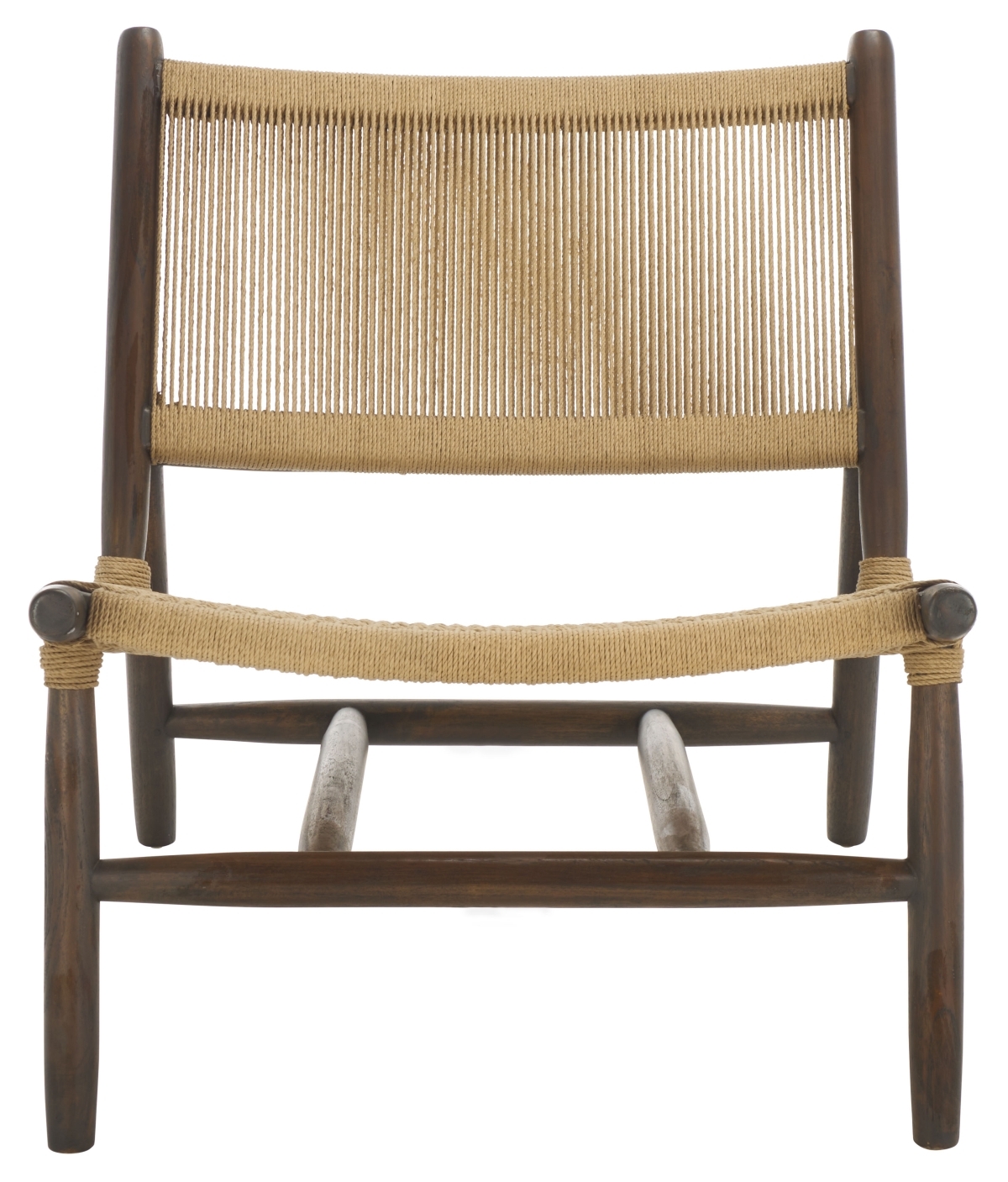 Chyanne Woven Accent Chair - Walnut / Natural - Image 4