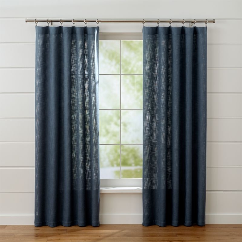 Lindstrom Blue 48"x108" Curtain Panel - Image 1