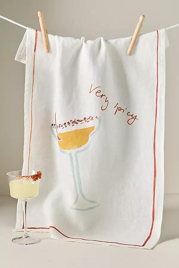 Very Spicy Linen Dish Towel - Image 0