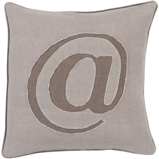 Linen Text LX-003 18"L x 18"W Pillow Cover - Image 0