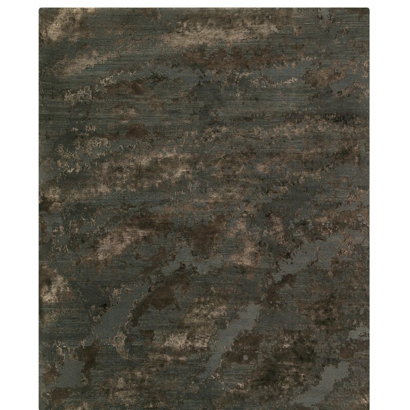 Tufenkian Butterfly Abstract Hand Knotted Brown Area Rug - Image 0
