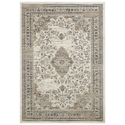 Counterpoint Oriental Brown Area Rug - Image 0