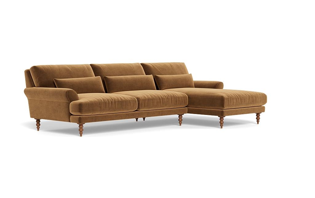Maxwell Sectional Sofa with Right Chaise by Apartment Therapy - Image 4