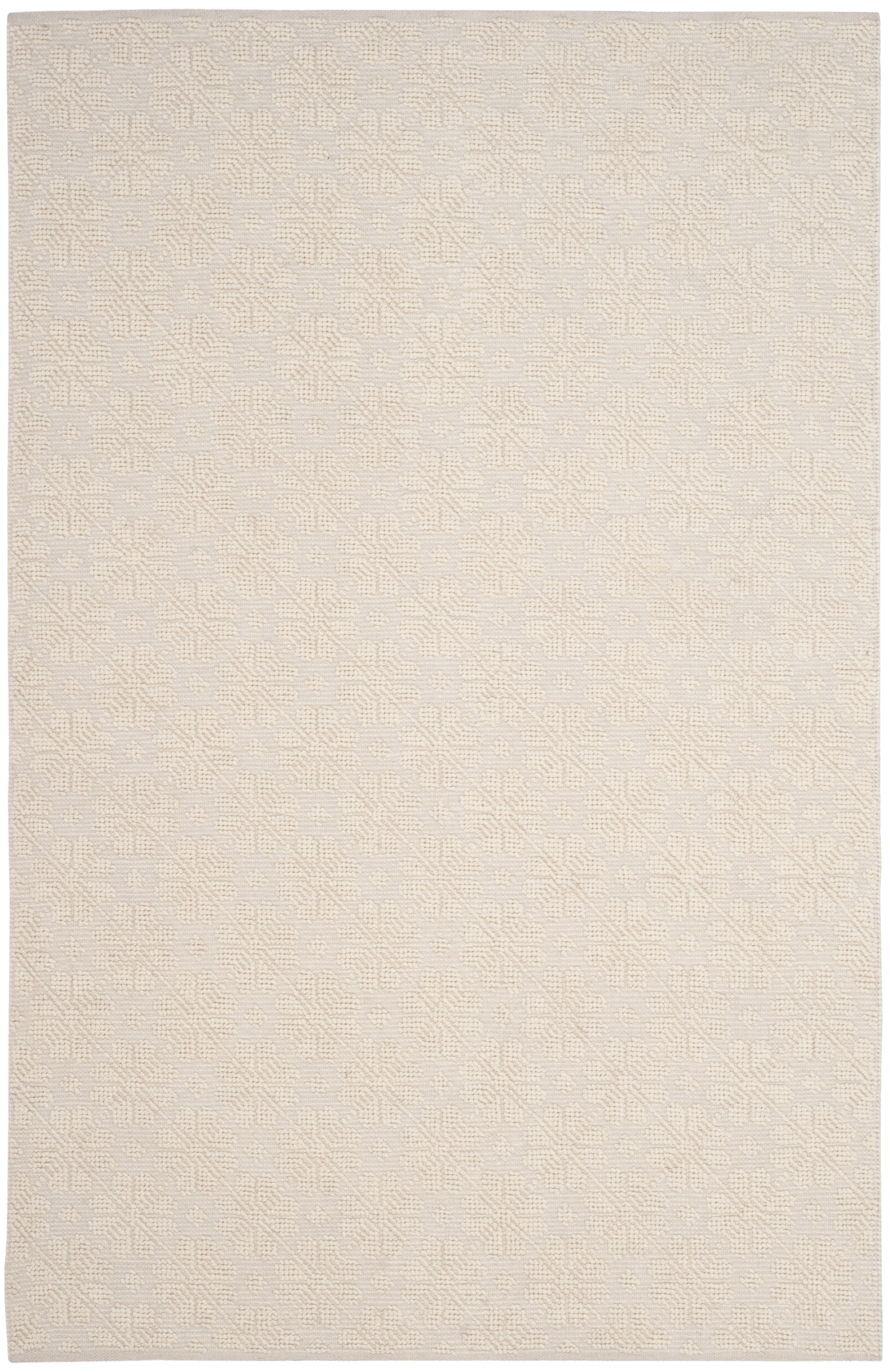 Arlo Home Hand Woven Area Rug, VRM106A, Ivory,  6' X 9' - Image 0
