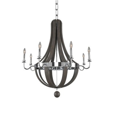 Bankston 8 Light Modern Transitional Chandelier