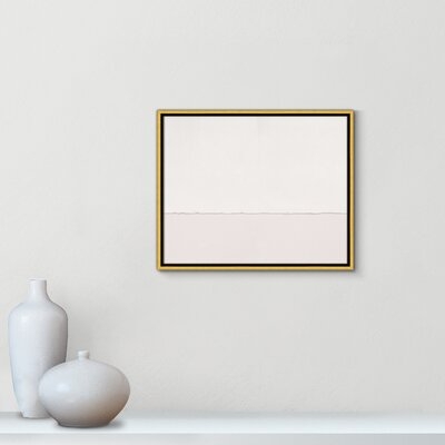 Pale Abstract In Pinks - Floater Frame Canvas - Image 0