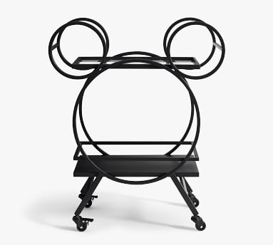 Disney Mickey Mouse 30.5" Kitchen Cart, Bronze - Image 2