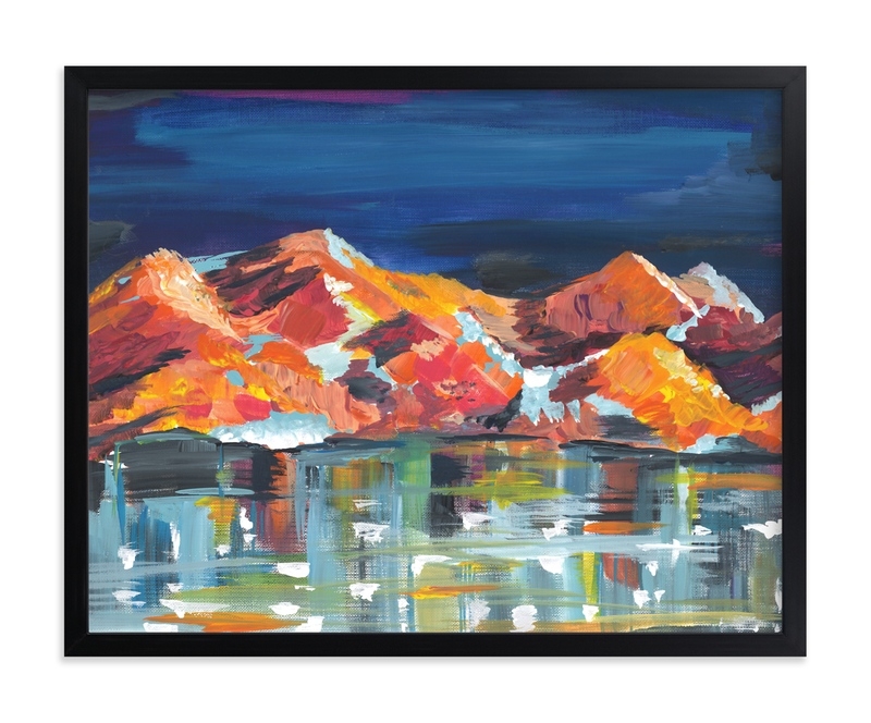 Midnight Mountains Limited Edition Fine Art Print 1 - Image 0