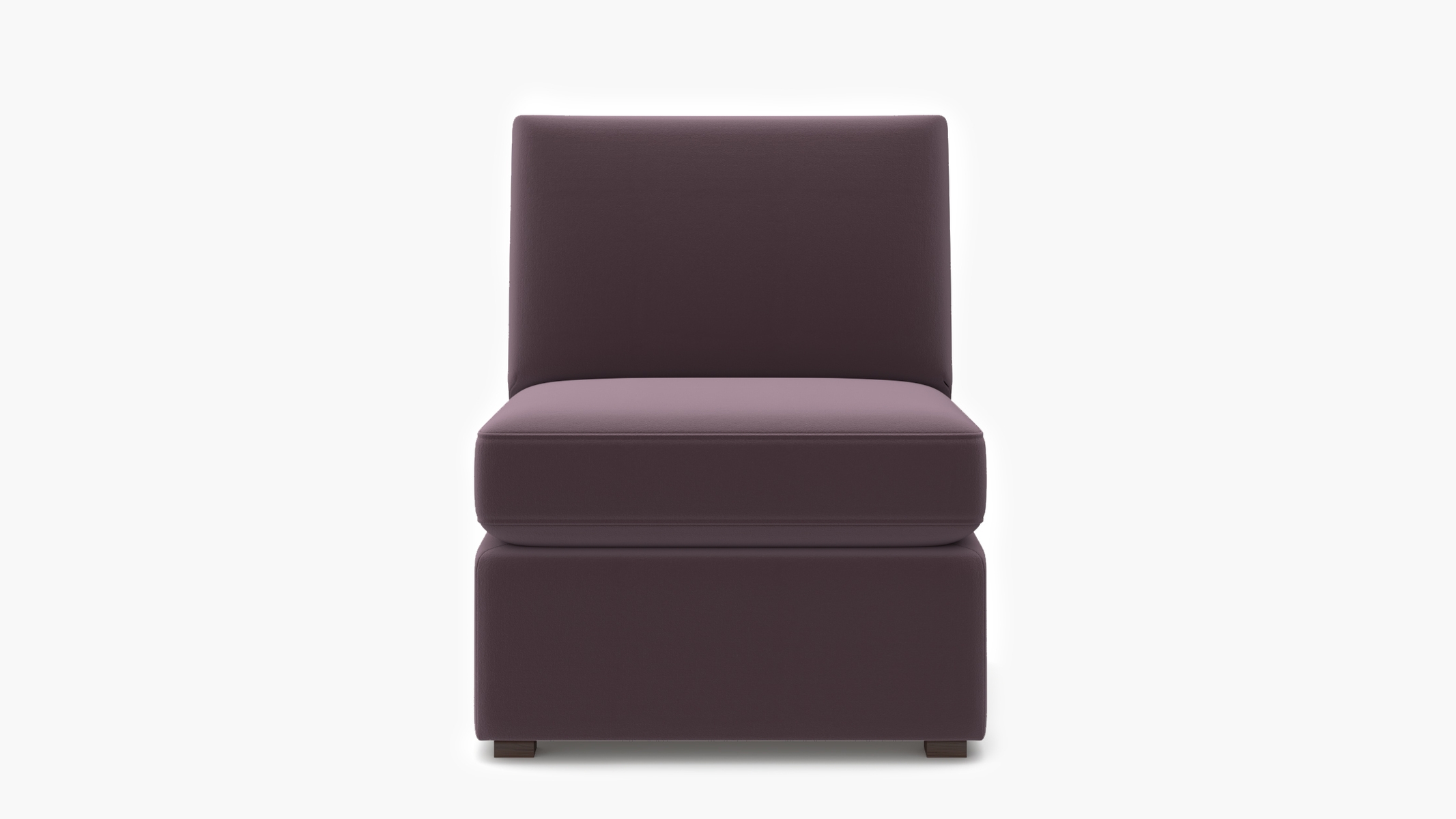Grande Slipper Chair, Lavender Performance Plush Velvet - Image 0