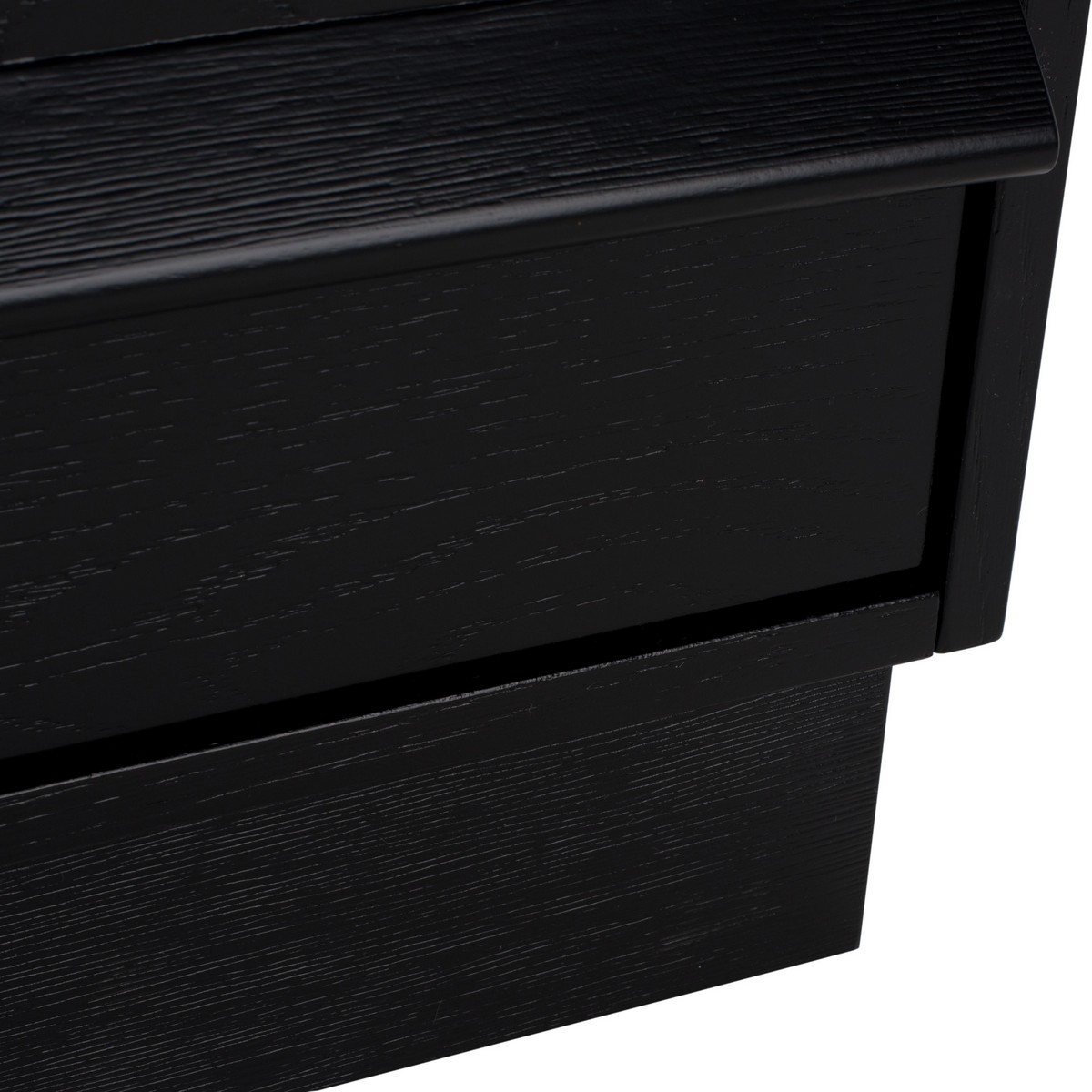 Deirdra 3 Drawer Wood Chest - Black - Image 5