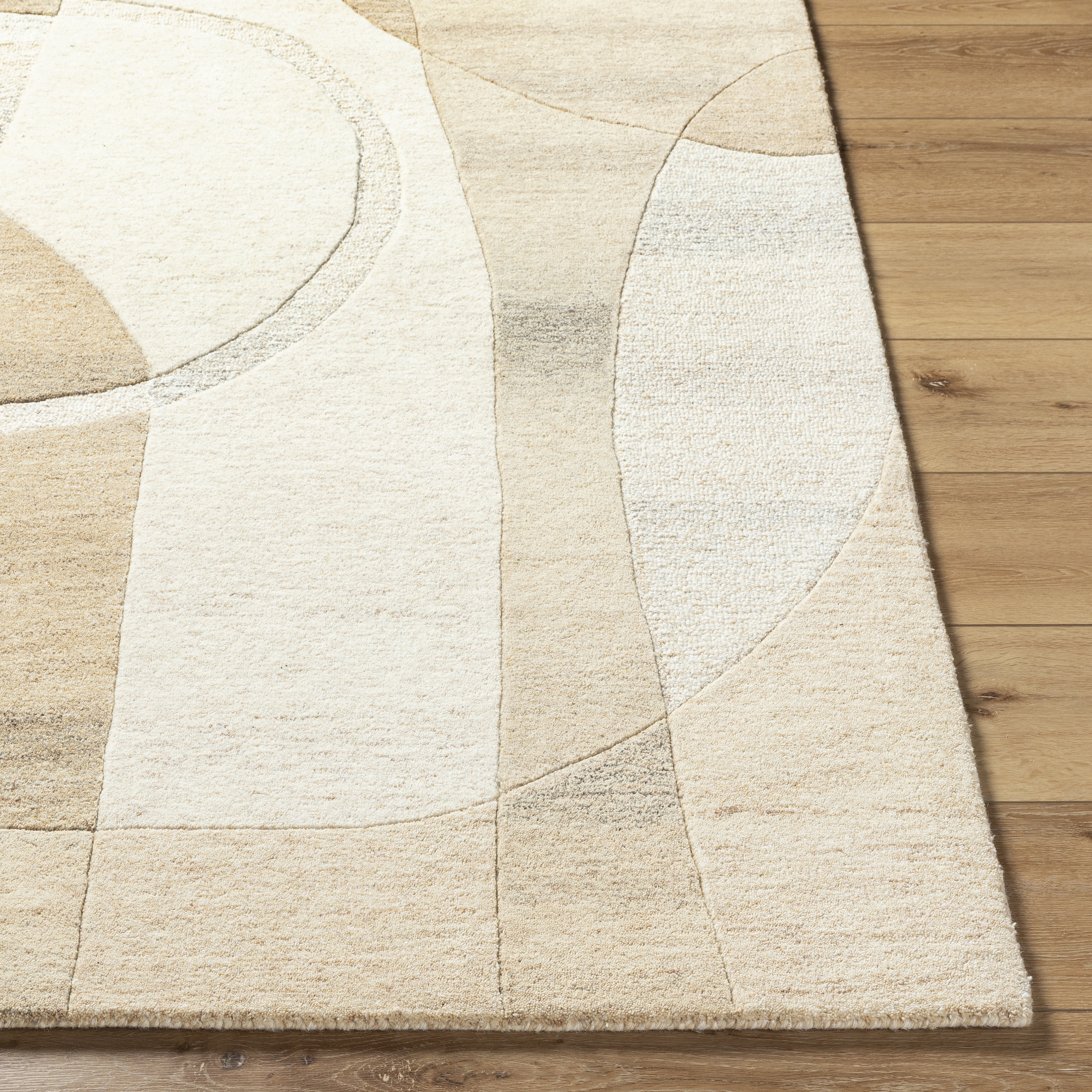 Brook Beige Indoor 2' x 3' Handmade Rug - Image 2