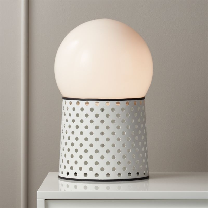 Voss White Globe Table Lamp - Image 5