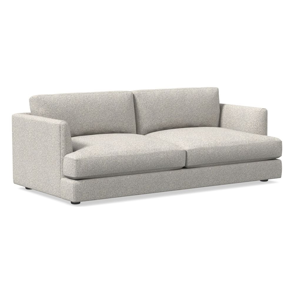 Haven Queen Sleeper Sofa, Trillium, Chenille Tweed, Storm Gray, Concealed Supports - Image 0