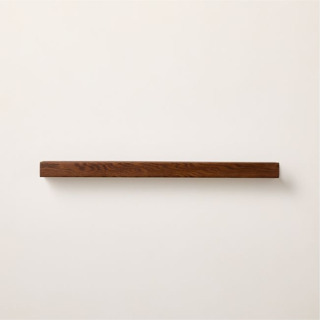 Calo Wood Picture Wall Shelf with Rail 36" - Image 0