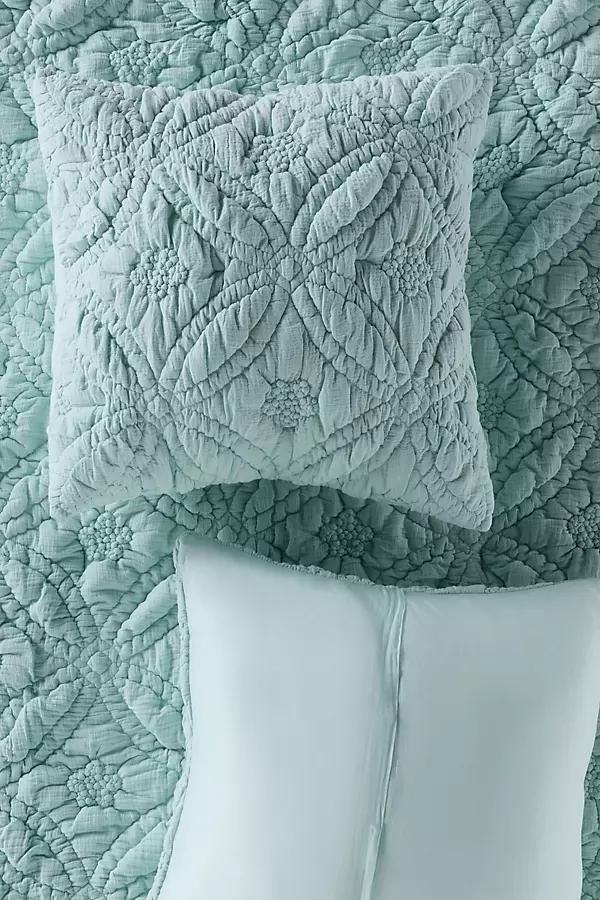 Everly Cotton Floral Euro Sham - Image 0