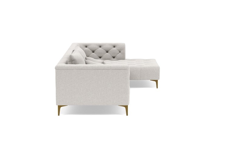 Ms. Chesterfield Sectional Sofa with Right Chaise by Apartment Therapy - Image 2