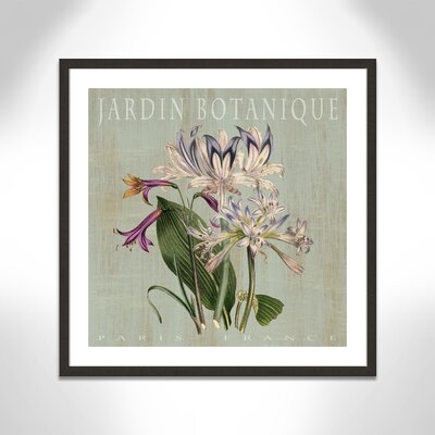 "Jardin Botanique I" Framed Print - Image 0